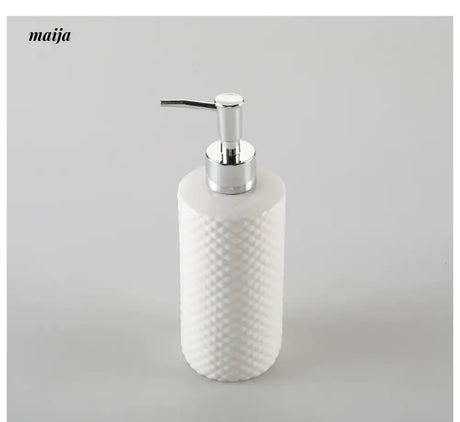 KULE HOME Grid Ceramic Lotion and Hand Sanitizer Bottle from KULE HOME
