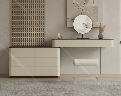 GEPH Stella Cream Acrylic Storage Dressing Table from GEPH