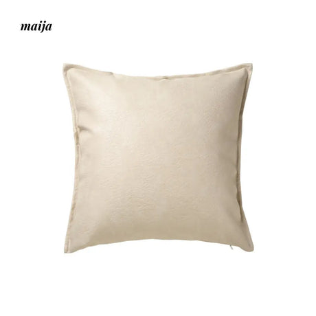 Vegan Leather Square Cushion from maija