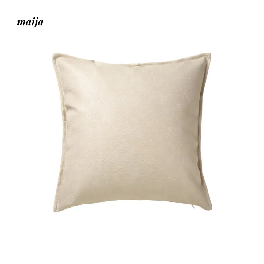 Vegan Leather Square Cushion from maija