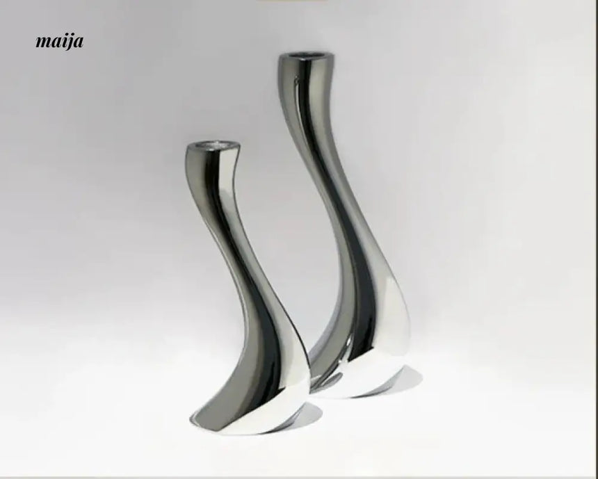 COLOURHUNTER Modern Metal Candle Holder from maija