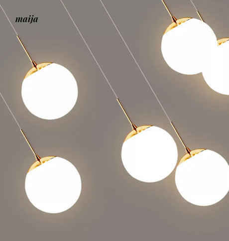 Round Staircase Chandelier from maija