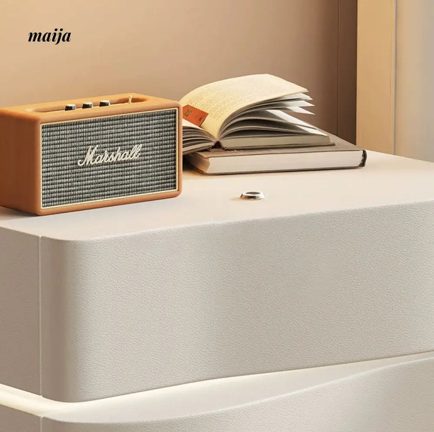 Maddie Solid Wood Bedside Table from maija