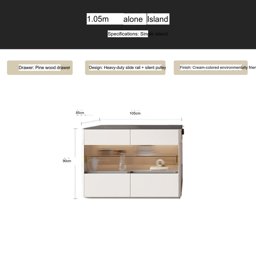 QUANMU Santiago Elegant Modern Kitchen Table from QUANMU