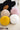 MISTYWOOD Yellow Plush Circular Decorative Pillow from MISTYWOOD