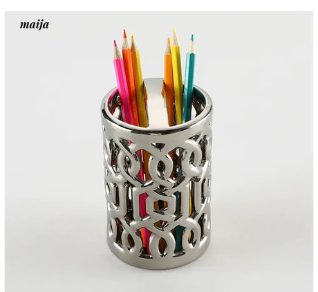 KULE HOME Ceramic Retro Stationery Organizer from KULE HOME