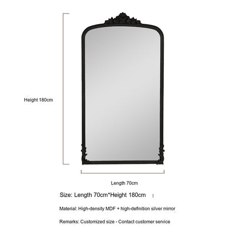 LANXESS Isolde Vintage Chic Reflective Floor Mirror from LANXESS
