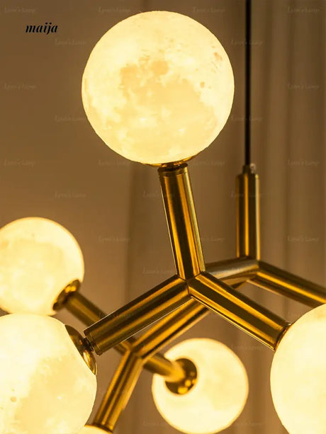 LYNN Moon Creative Ceiling Lamp from Lynn's Lamp
