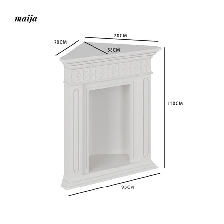 Miami Corner Fireplace Display Shelf from GUJI