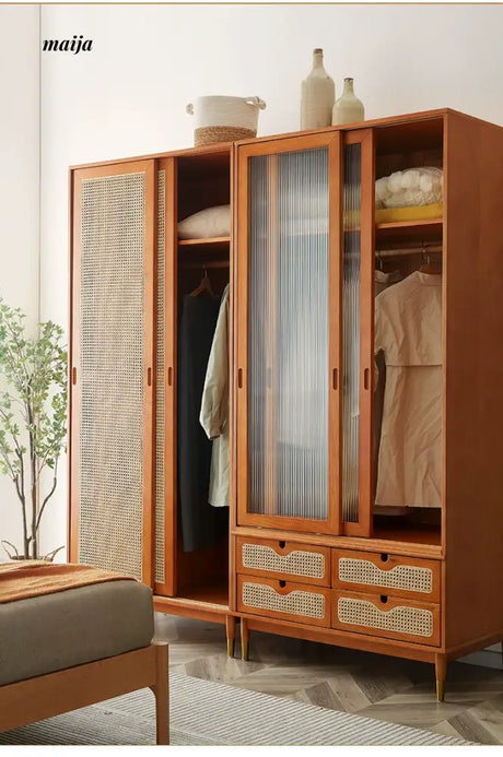 19 DREAM SPACE Solid Wood Sliding Door Wardrobe from 19 DREAM SPACE