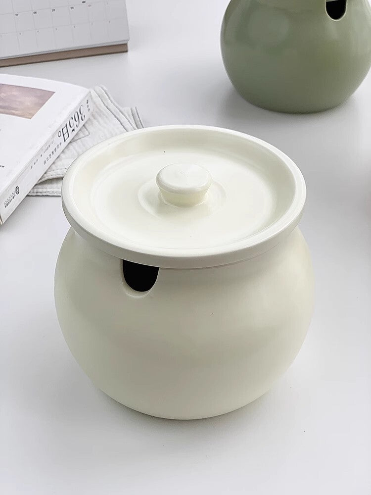YASUKI Jasper Elegant Matte Ceramic Seasoning Tank from YASUKI