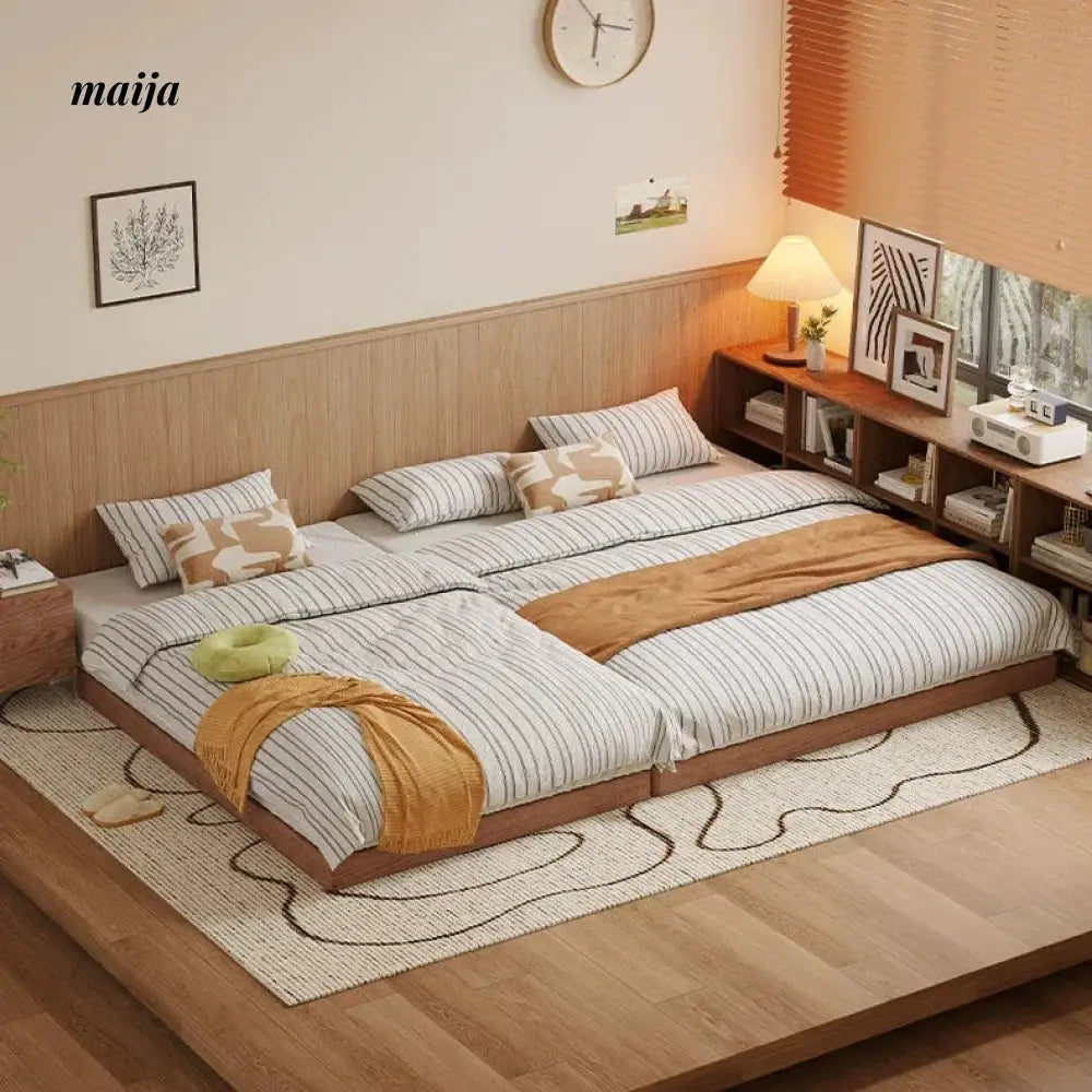Tatami Solid Wood Platform Bed from AI