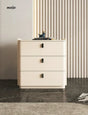 Jacobson Leather Wrap Bedside Table from Mufanli