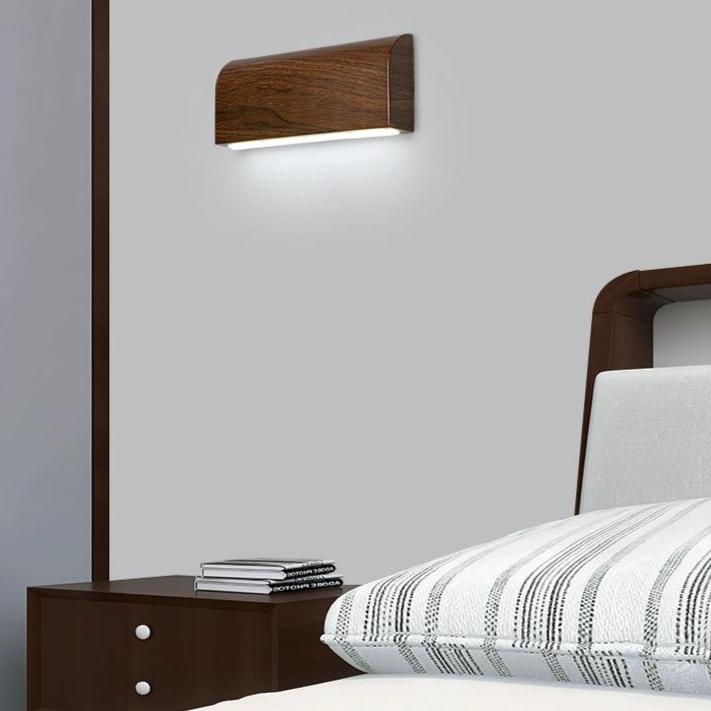 MOKUKOZUOMEI Walnut Wood Wall Lamp from maija
