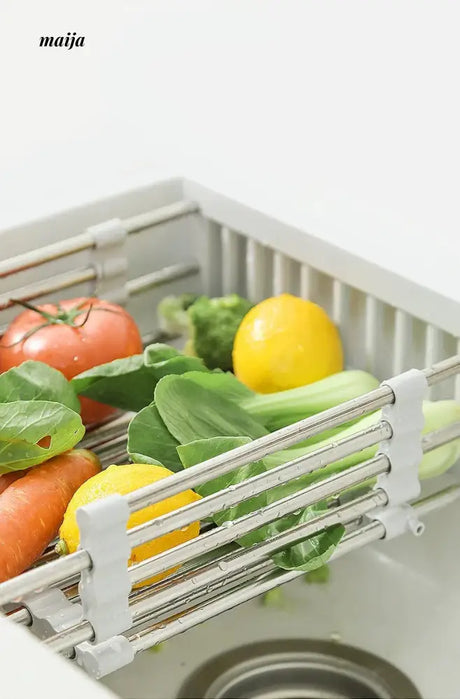 CAROTE Adjustable Kitchen Drying Rack and Storage System from CAROTE