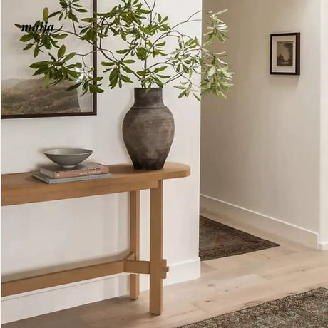 Lowri Solid Wood Console Table from maija