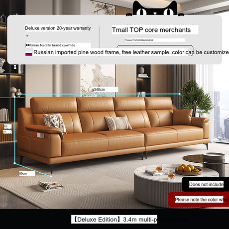 DIPU Zara Italian Cowhide Sofa from DIPU