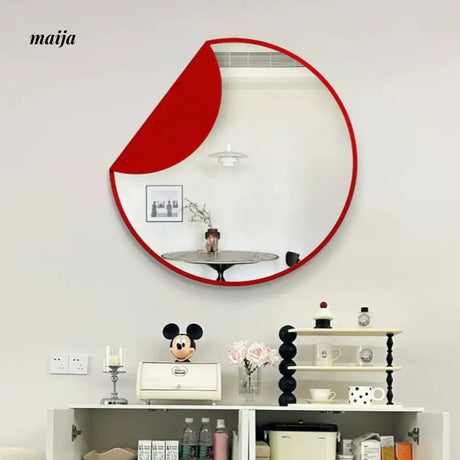 The Story Of Time Red Wall Mirror from maija