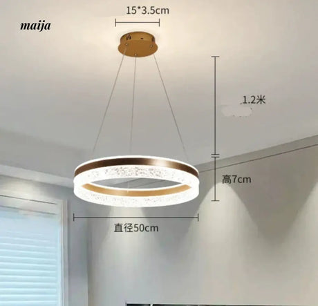 GVG Round Crystal Ceiling Chandelier from GVG