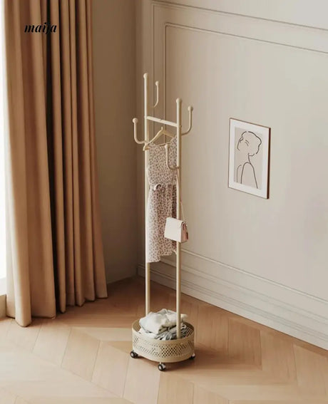 Herman Cream Laundry Basket Coat Hanger from Kaiyashi