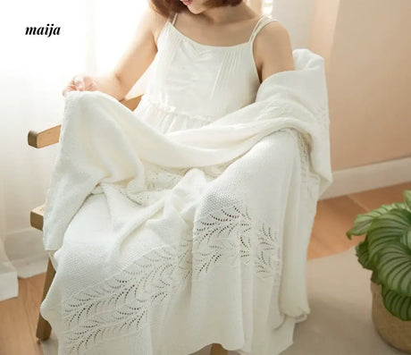 MISTYWOOD Knitted Yellow Duvet for Leisure from MISTYWOOD