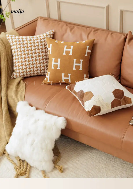 MISTYWOOD Modern Fox Pillow with Raccoon Design from MISTYWOOD
