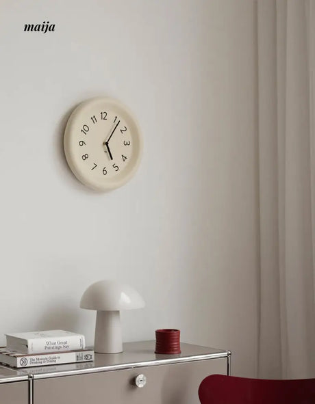 Chubby Ceramic Wall Clock from maija