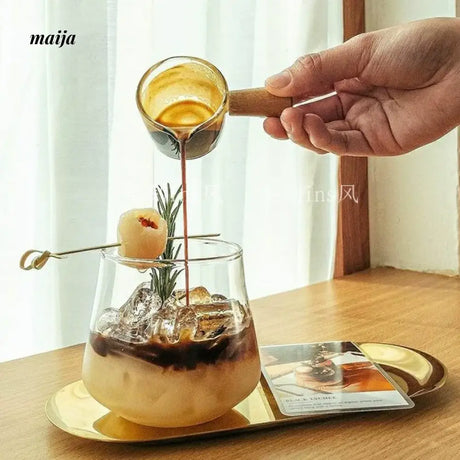 BANKE Japanese Mini Glass Milk Cup with Handle from BANKE
