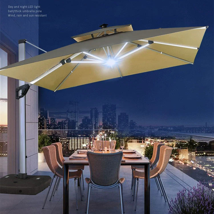 MOJIA Valeria European-Style Roman Garden Umbrella for Shade & Elegance from MOJIA