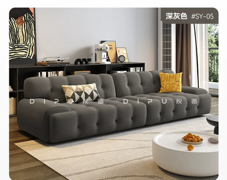 DIPU Leona Warm Cream Sponge Sofa from DIPU