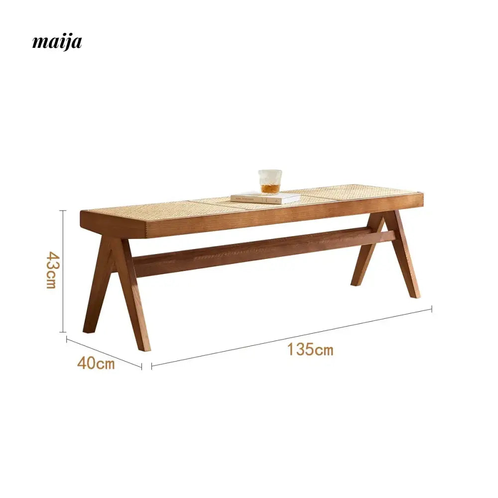 RATTAN CRAFTSMAN Rattan Shoe Stool Bench from RATTAN CRAFTSMAN