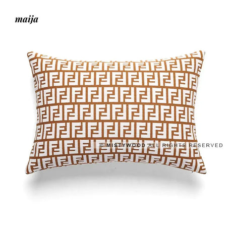MISTYWOOD Modern Fox Pillow with Raccoon Design from MISTYWOOD