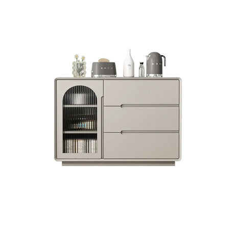 LINYUE Orion Italian Solid Wood Wine & Tea Storage Cabinet from LINYUE