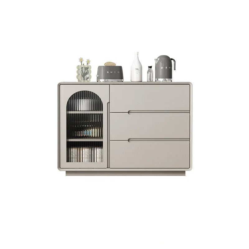 LINYUE Orion Italian Solid Wood Wine & Tea Storage Cabinet from LINYUE