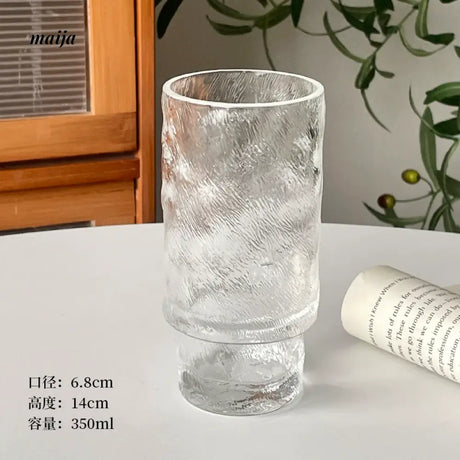 BANKE Vintage Relief Stackable Glass from BANKE