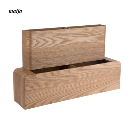 MUSN Two-Layer Wooden Slippers Cabinet from MUSN