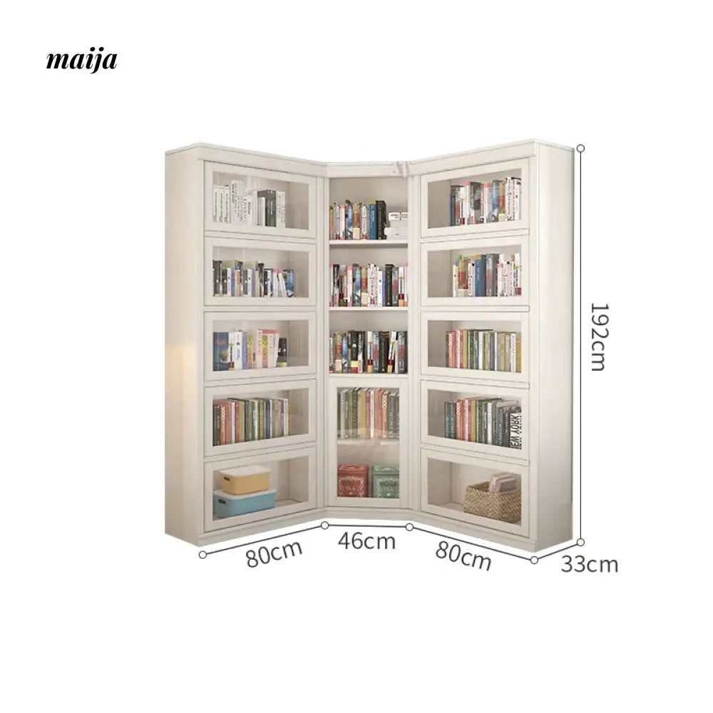 MEIHOUSE Dust-Proof Bookcase Glass Door Standing Cabinet from MEIHOUSE