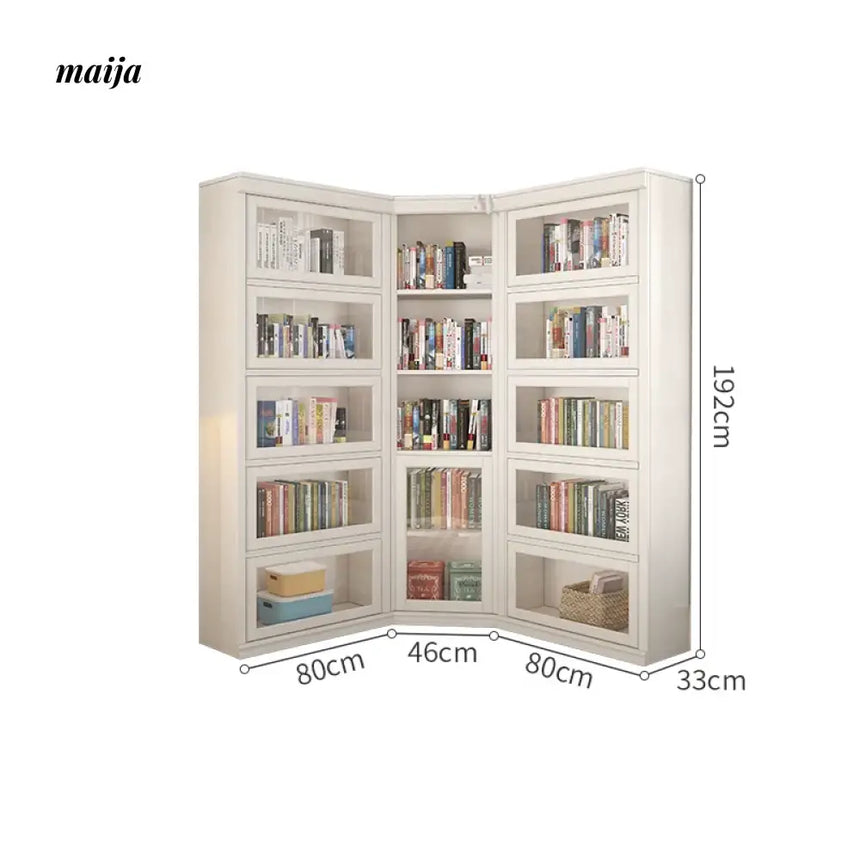 MEIHOUSE Dust-Proof Bookcase Glass Door Standing Cabinet from MEIHOUSE
