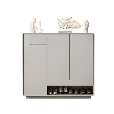 LINYUE Milo Cream Style Shoe Cabinet with Partition from LINYUE