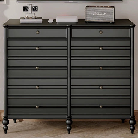 LINYUE Noelle French Solid Wood Eight-Drawer Sideboard from LINYUE