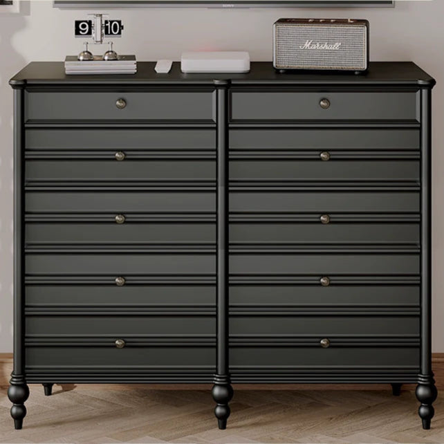 LINYUE Noelle French Solid Wood Eight-Drawer Sideboard from LINYUE