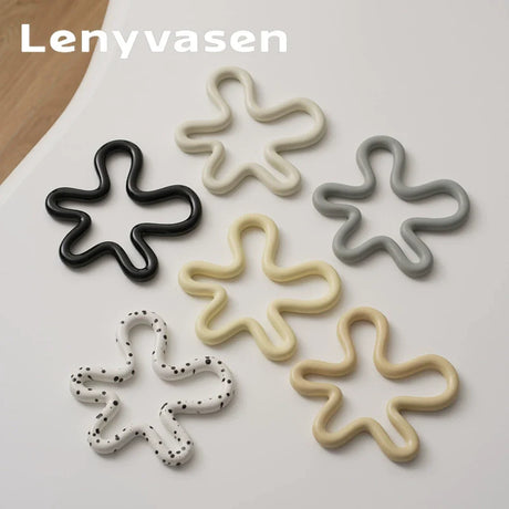 LENYVASEN Ophelia Geometric Ceramic Coaster from LENYVASEN