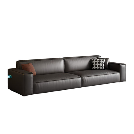 DIPU Atlas Tofu Cowhide Leather Sofa Combination from DIPU