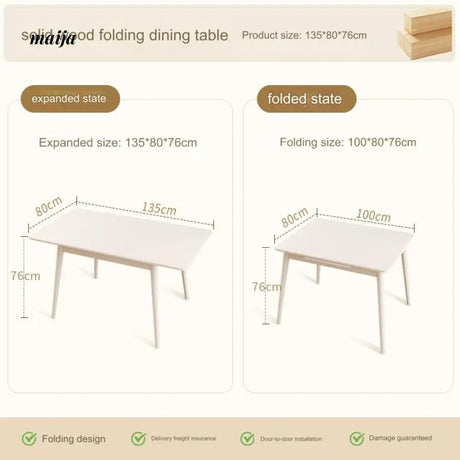 FUYUKI Extendable Dining Table from FUYUKI