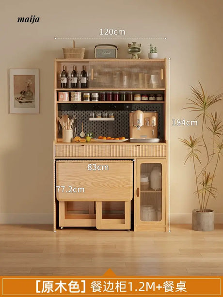 FUYUKI San Diego Retractable Dining Table and Cabinet from FUYUKI