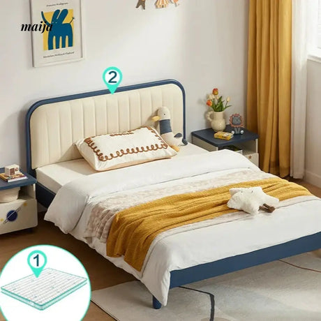 LINSYKIDS Celia Soft Headboard Children's Bed from LINSY KIDS