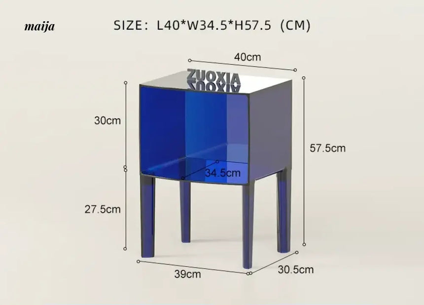 LOWERLEFT Acrylic Minimalist Bedroom Cabinet from HOBBYTREE