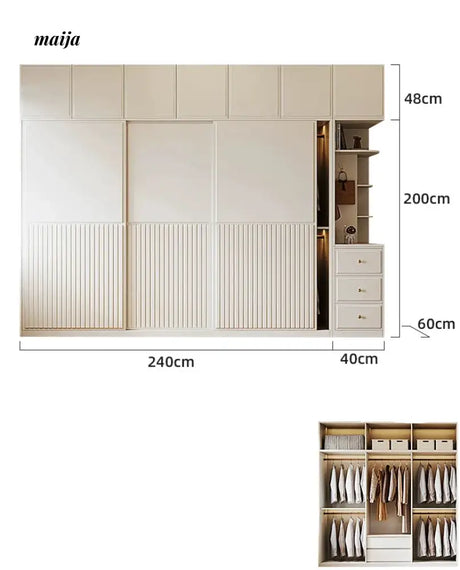 Castaneda Sliding Door Wardrobe from maija