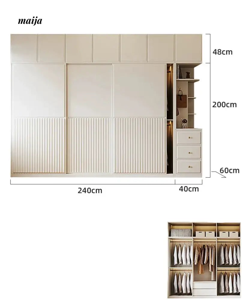 Castaneda Sliding Door Wardrobe from maija