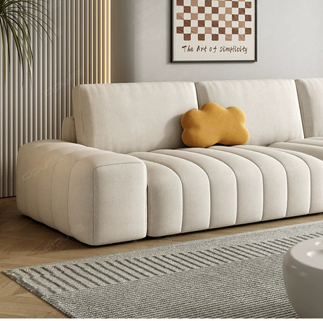 DIPU Landry Scandinavian Cream Modern Sofa from DIPU